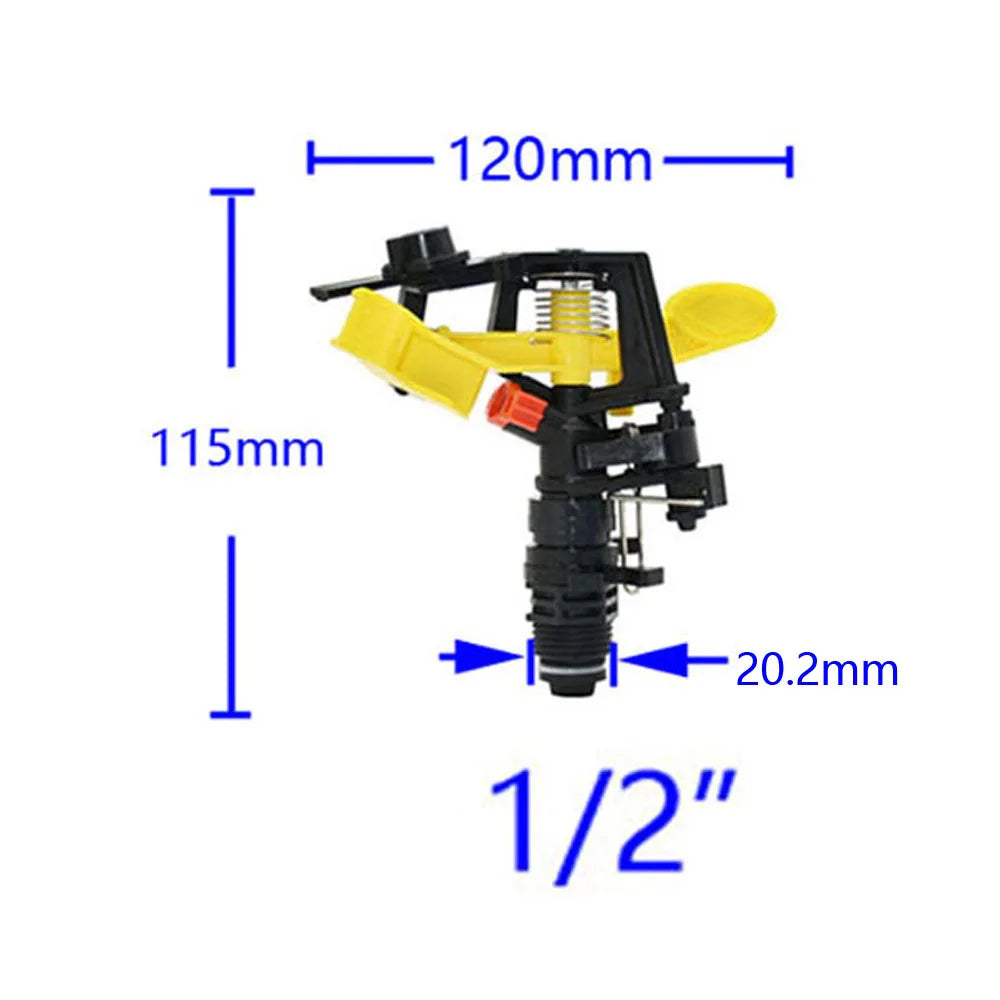 Male Farm Rotating Rocker Sprinklers 360 degrees