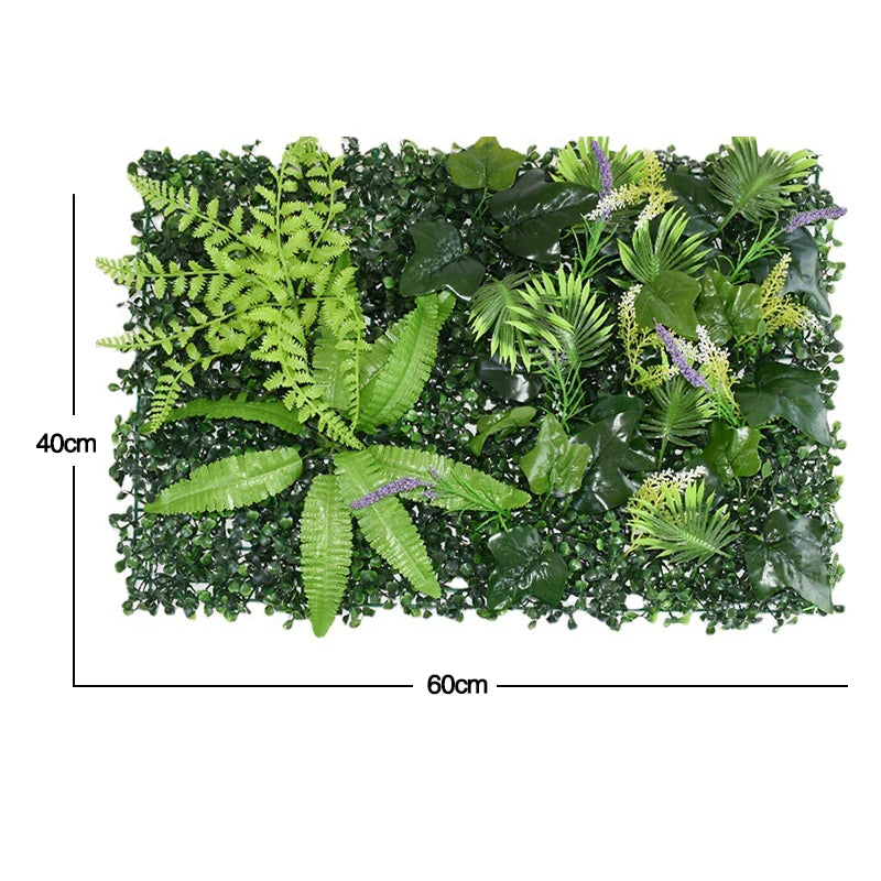Artificial Plant Green Wall - 60x40 cm