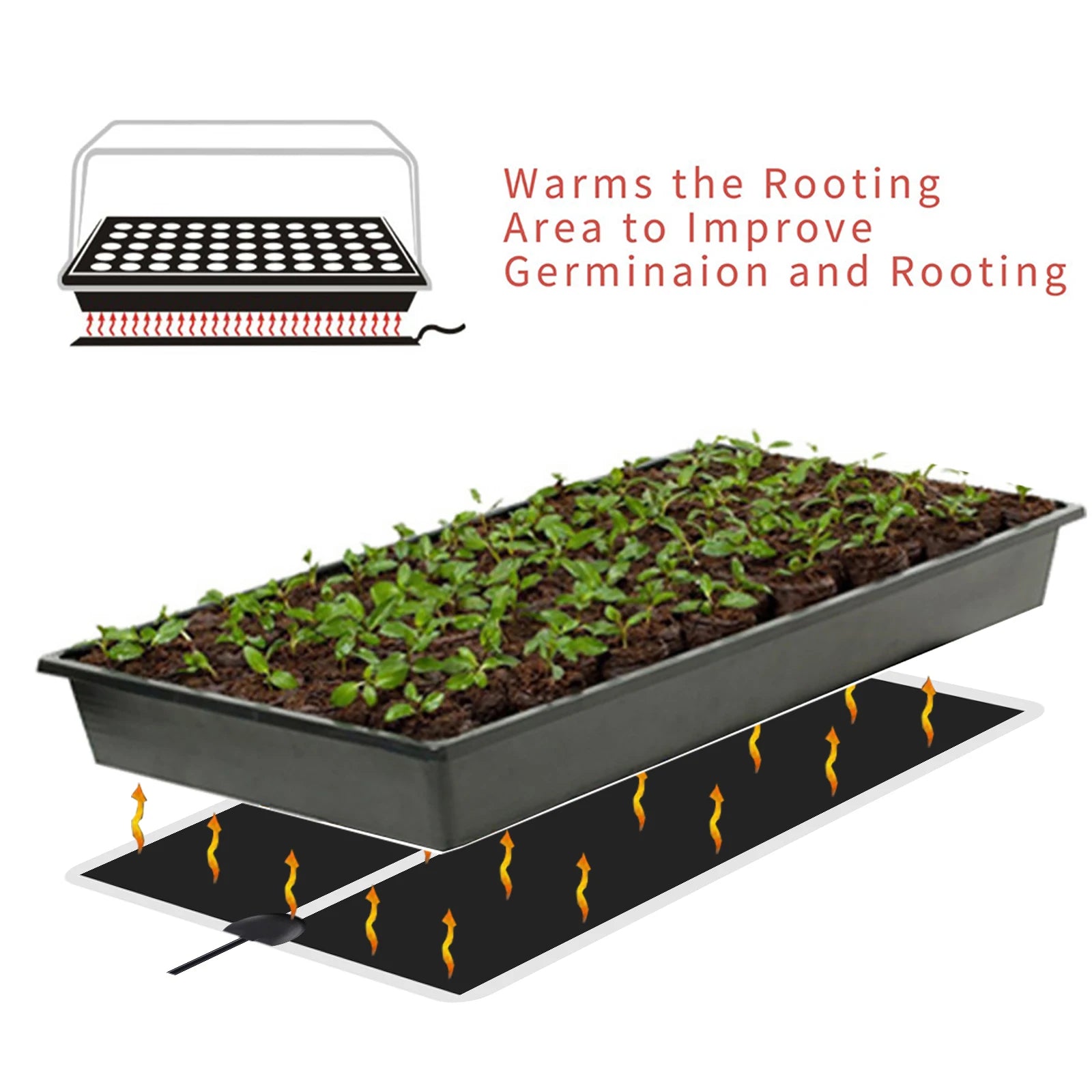 Seedling Heat Mat with Thermostat