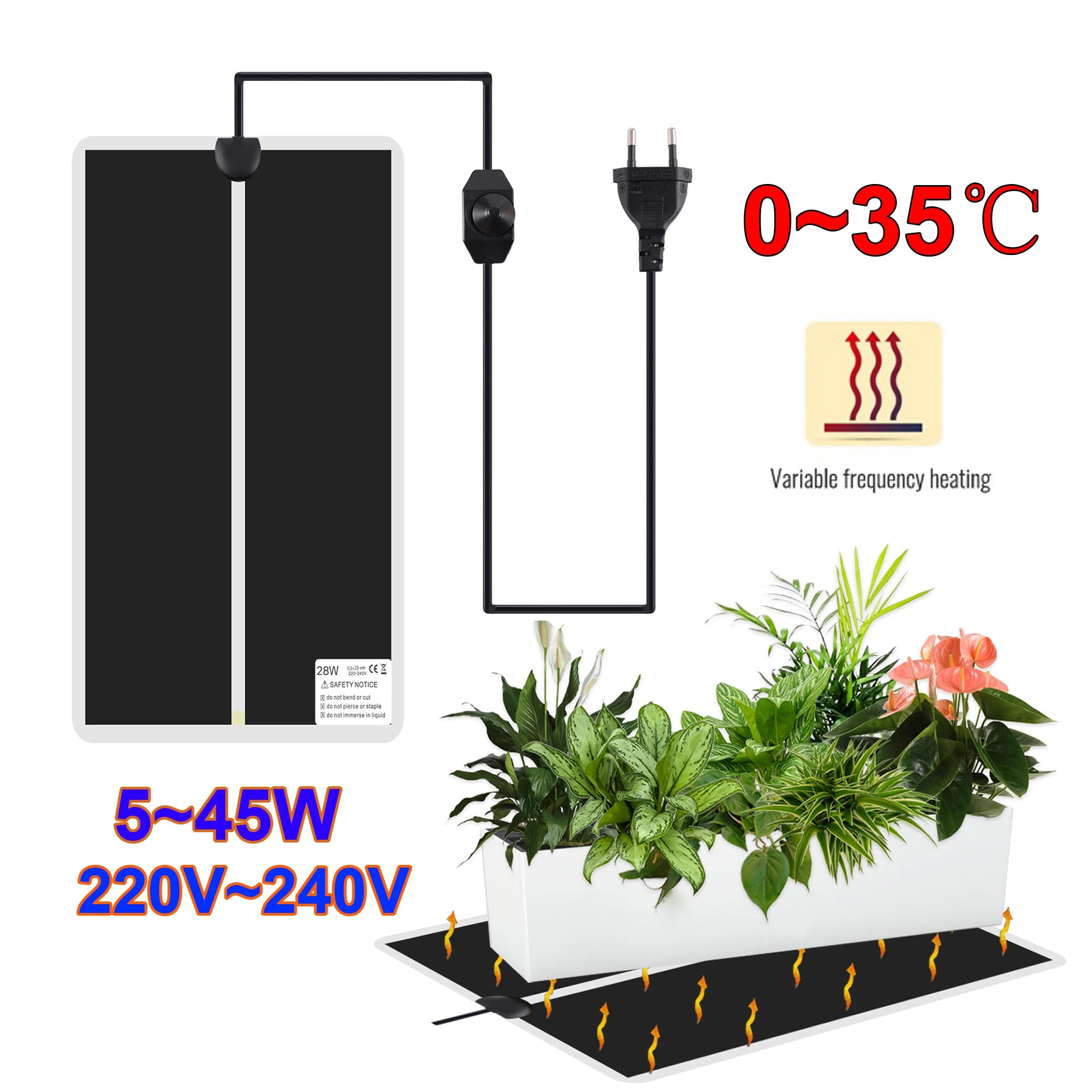 Seedling Heat Mat with Thermostat