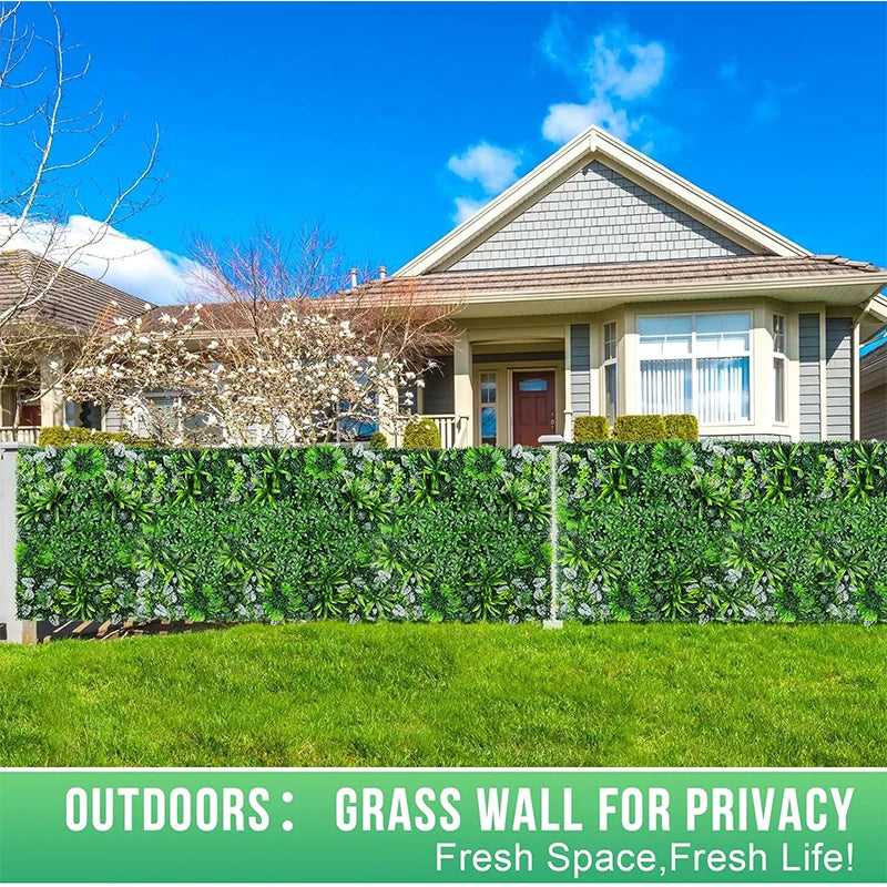 Artificial Plant Green Wall - 60x40 cm