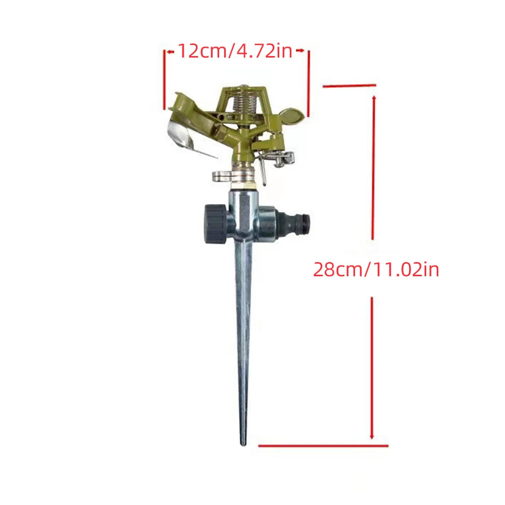 Impact Sprinkler on Ground Spike