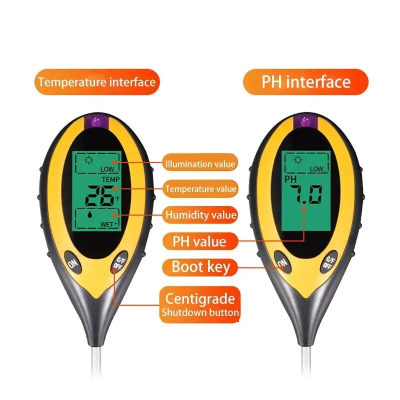 Soil PH and Humidity Tester