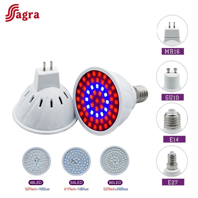 LED Grow Light Bulb E27