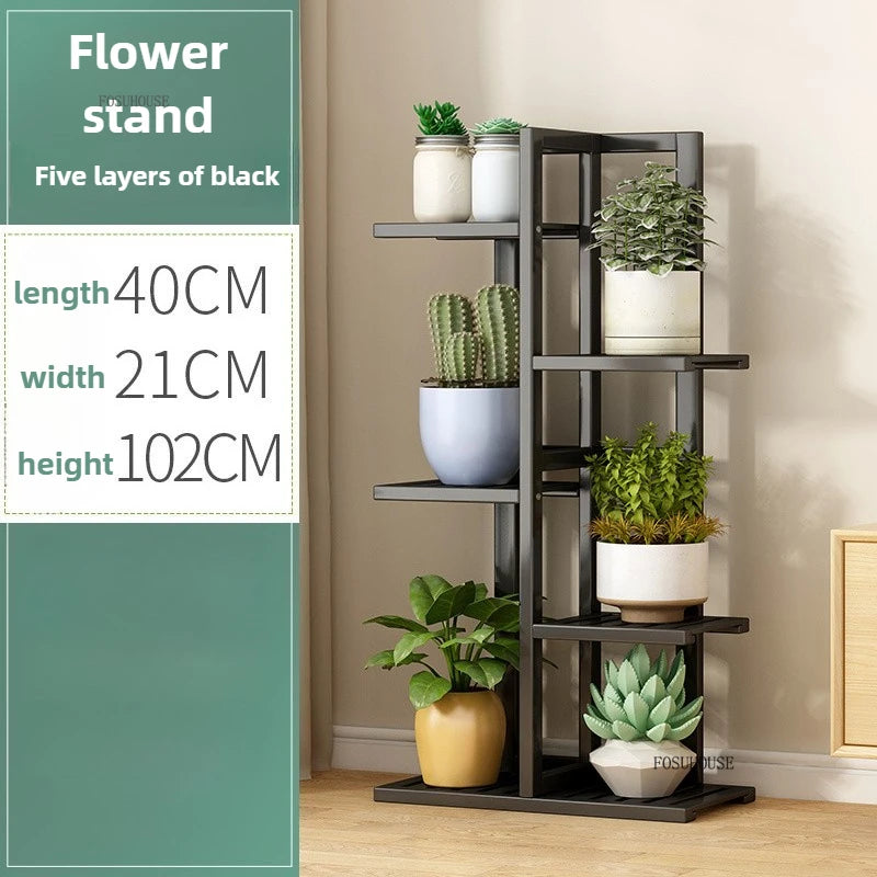 Wooden flower pot holder
