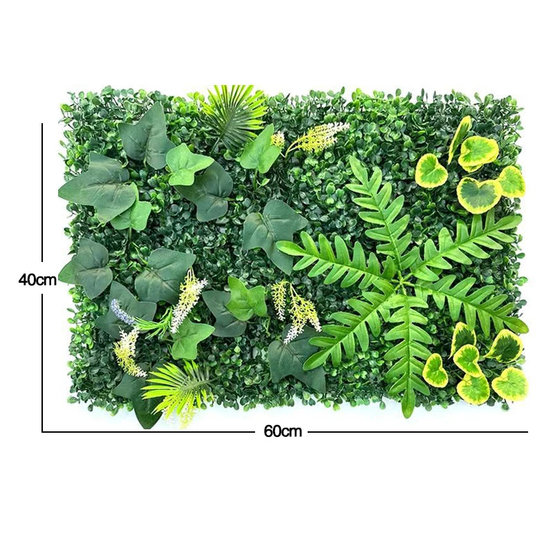 Artificial Plant Green Wall - 60x40 cm