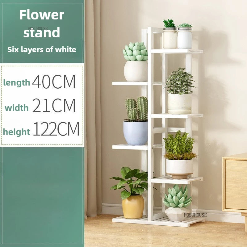 Wooden flower pot holder