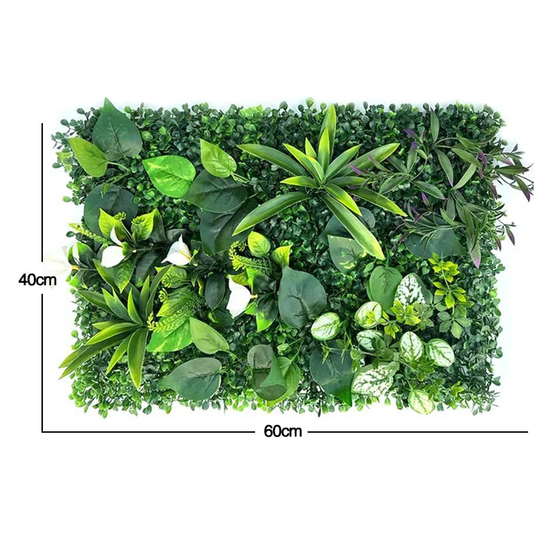 Artificial Plant Green Wall - 60x40 cm