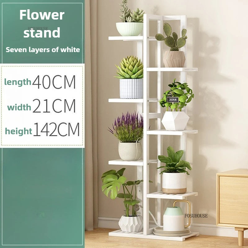 Wooden flower pot holder