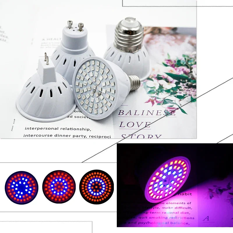 LED Grow Light Bulb E27