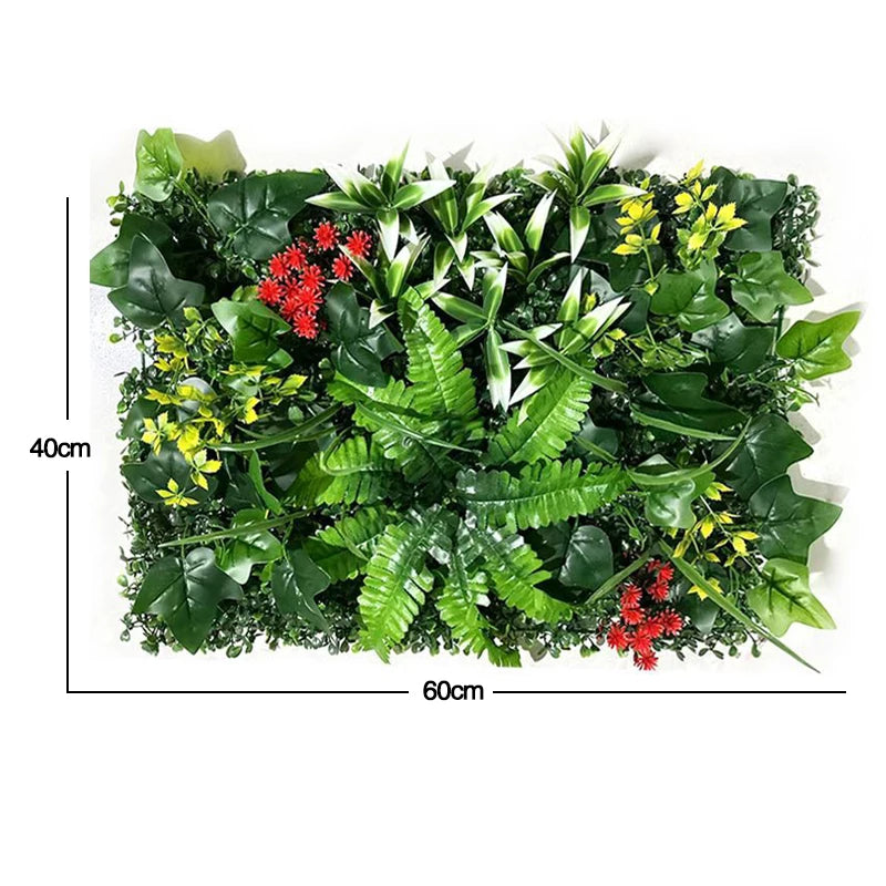 Artificial Plant Green Wall - 60x40 cm